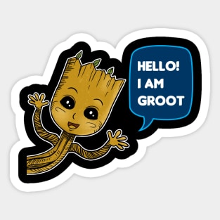 Groot Avatar Sticker